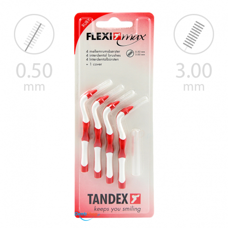 Tandex Flexi Max Ruby 4 szt. czerwony