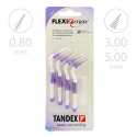 Tandex Flexi Max Lilac Tapered 4 szt. fioletowy