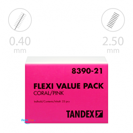 Tandex Flexi Micro Fine Coral 25 szt. Różowy