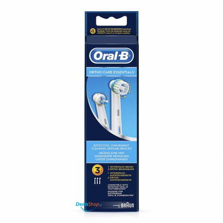 Oral-B Ortho Care Essentials końcówki 3 szt.